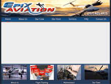 Tablet Screenshot of epixaviation.com